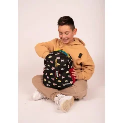 Peuter Rugzakken|Kinderrugzakken>Zebra Trends Finn Rugzak zwart