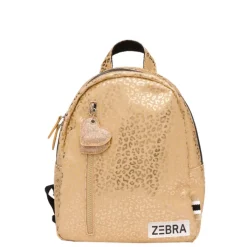 Peuter Rugzakken|Meisjesrugzakken>Zebra Trends Girls Rugzak S gold metallic leo