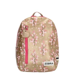 Peuter Rugzakken|Kinderrugzakken>Zebra Trends Girls Rugzak Flower goud