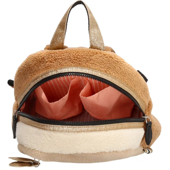 Peuter Rugzakken|Meisjesrugzakken>Zebra Trends Girls Teddy Rugzak S beige