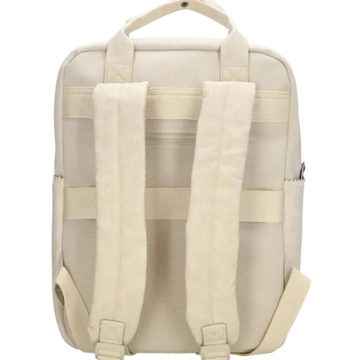 Dames Rugzakken|15.6 Inch Laptoptassen>Zebra Trends Ingrid Backpack creme