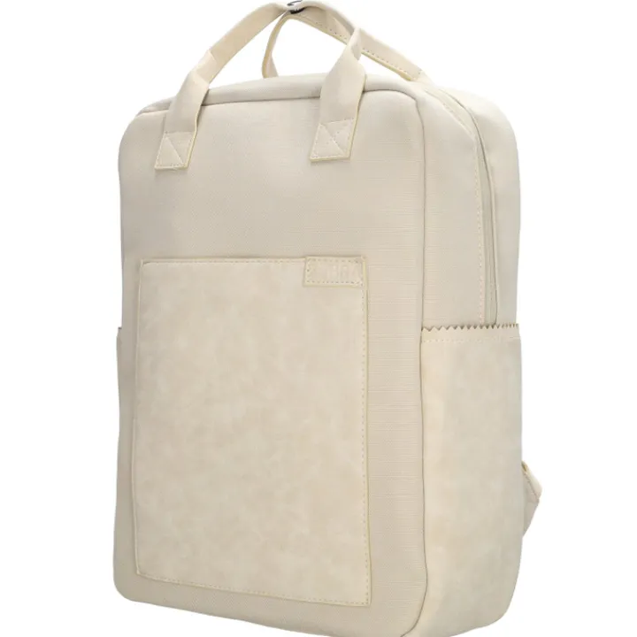 Dames Rugzakken|15.6 Inch Laptoptassen>Zebra Trends Ingrid Backpack creme