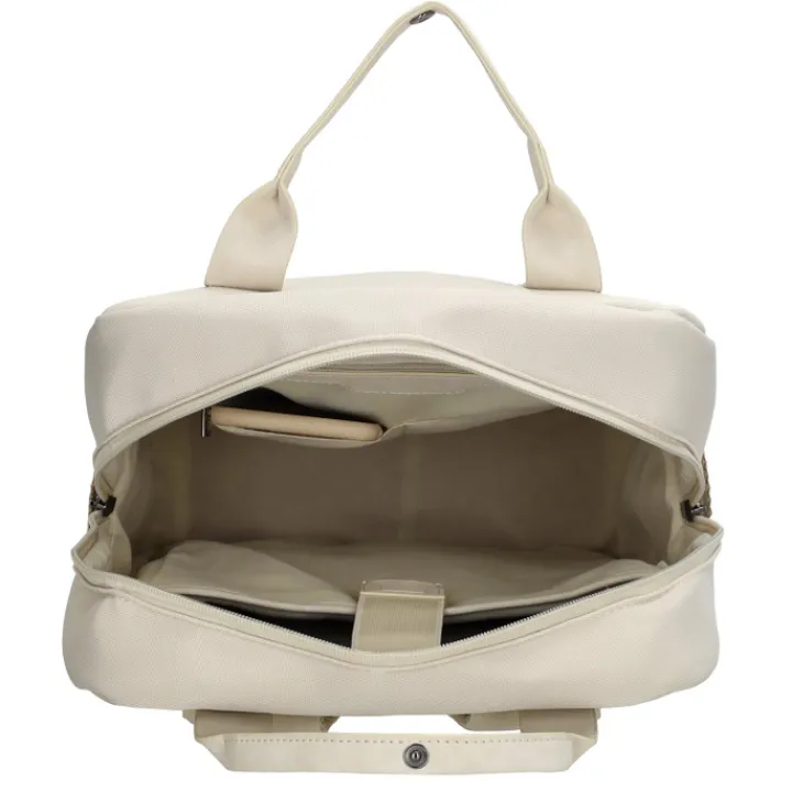 Dames Rugzakken|15.6 Inch Laptoptassen>Zebra Trends Ingrid Backpack creme