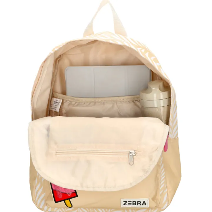 Kleine Rugzakken|Dames Rugzakken>Zebra Trends Kids Backpack beige