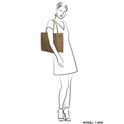 Shoppers|Schoudertassen>Zebra Trends Lisa Shopper olijfgroen