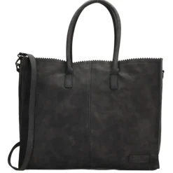 Shoppers|Damestassen>Zebra Trends Lisa XL Shopper zwart
