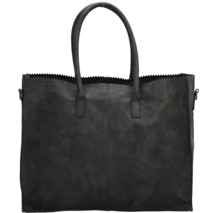 Shoppers|Damestassen>Zebra Trends Lisa XL Shopper zwart