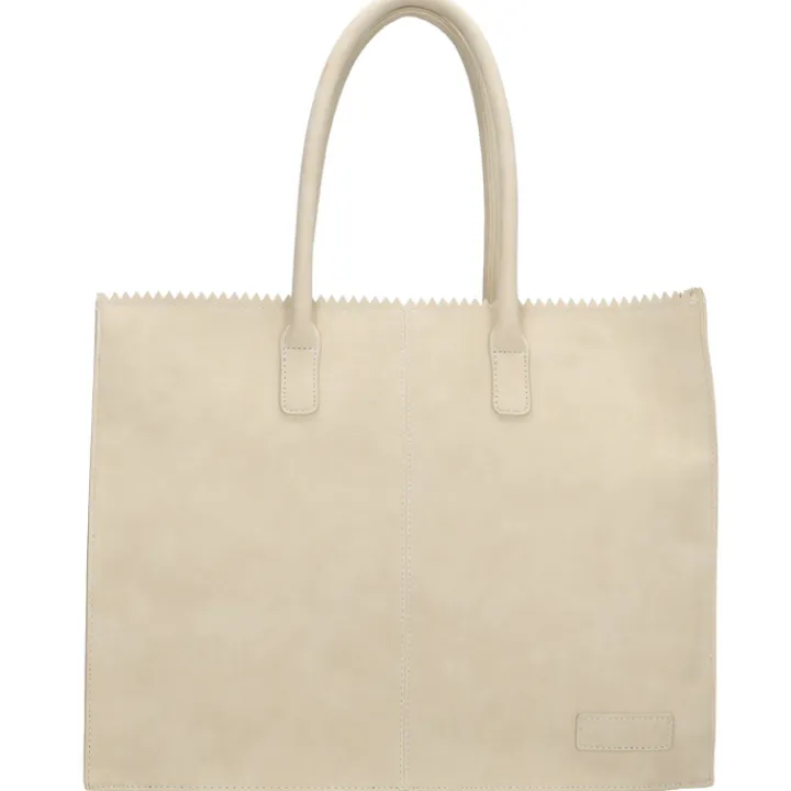 Shoppers|15.6 Inch Laptoptassen>Zebra Trends Lisa XL Shopper creme