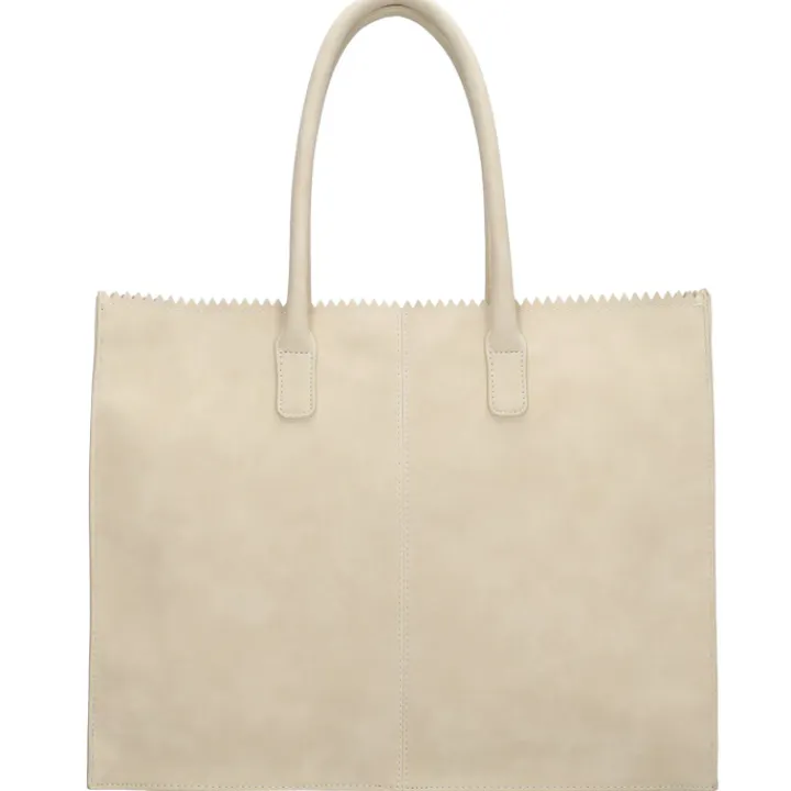 Shoppers|15.6 Inch Laptoptassen>Zebra Trends Lisa XL Shopper creme