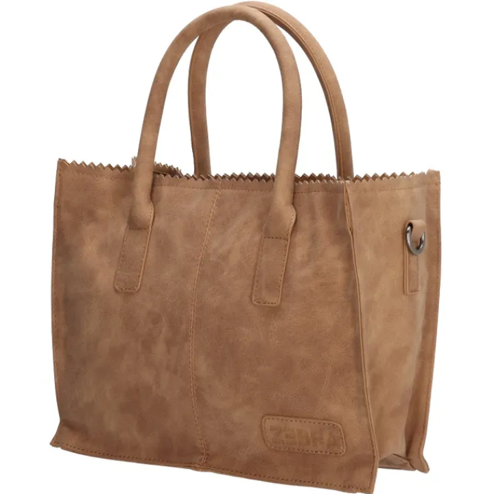 Handtassen|Damestassen>Zebra Trends Lisa XS Handtas camel