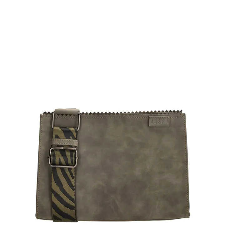 Crossbody|Damestassen>Zebra Trends Merel Crossbodybag olijfgroen