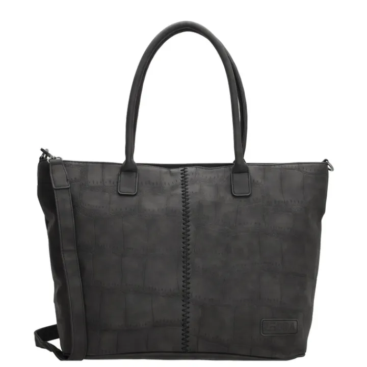 Shoppers|Damestassen>Zebra Trends Mirjam Shopper zwart