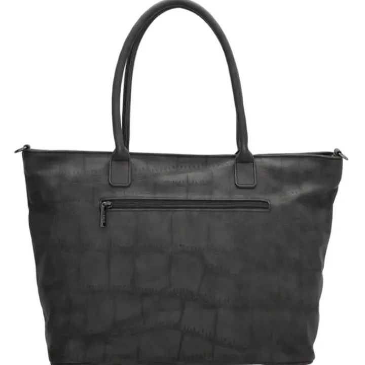 Shoppers|Damestassen>Zebra Trends Mirjam Shopper zwart