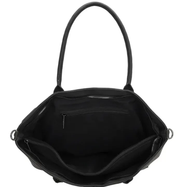 Shoppers|Damestassen>Zebra Trends Mirjam Shopper zwart