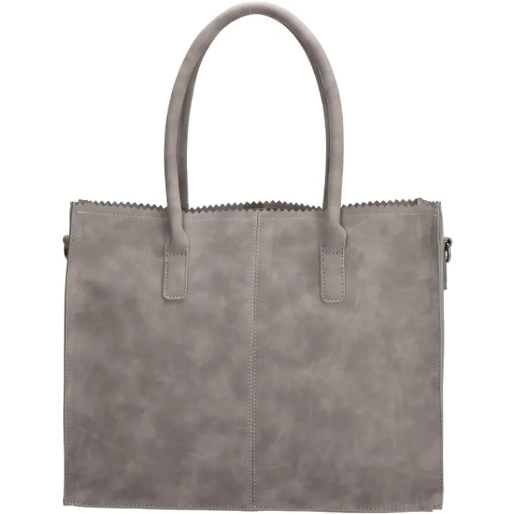 Shoppers|Schoudertassen>Zebra Trends Natural Bag Lisa Shopper middengrijs