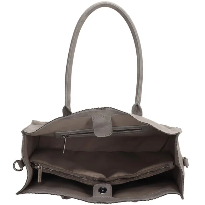 Shoppers|Schoudertassen>Zebra Trends Natural Bag Lisa Shopper middengrijs