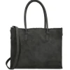 Shoppers|Schoudertassen>Zebra Trends Natural Bag Lisa Shopper zwart