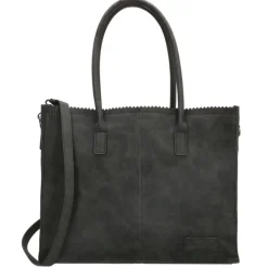 Shoppers|Schoudertassen>Zebra Trends Natural Bag Lisa Shopper zwart