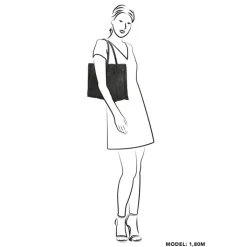 Shoppers|Schoudertassen>Zebra Trends Natural Bag Lisa Shopper zwart
