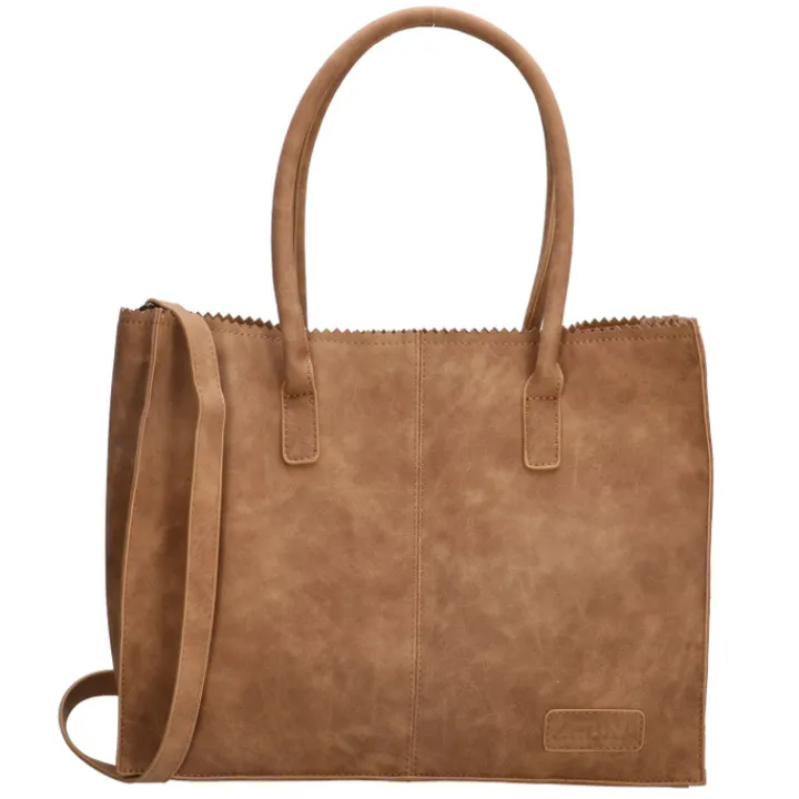 Shoppers|Schoudertassen>Zebra Trends Natural Bag Lisa Shopper camel