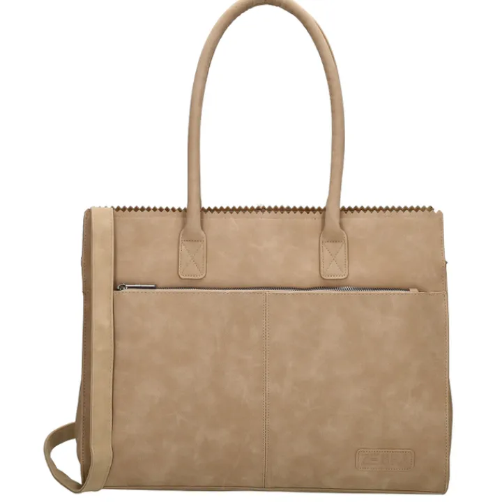 Schoudertassen|Damestassen>Zebra Trends Noa Laptopbag sand