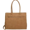 Schoudertassen|Damestassen>Zebra Trends Noa Laptoptas camel