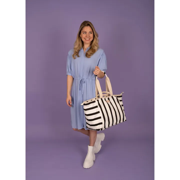 Strandtassen|Damestassen>Zebra Trends Richelle Beachbag multi fuchsia