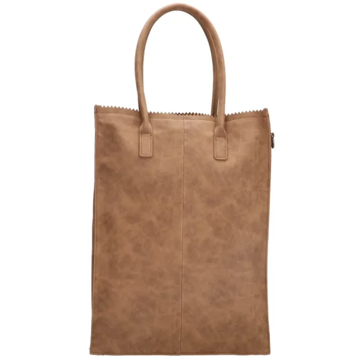 Shoppers|Damestassen>Zebra Trends Rosa XL Shopper camel