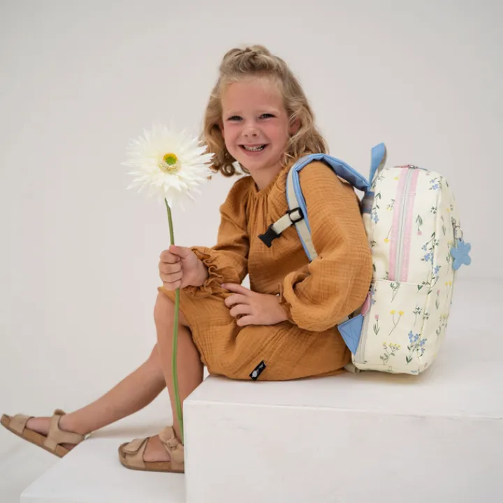 Mini Rugzakken|Kleine Rugzakken>Zebra Trends Saar Backpack creme flowers