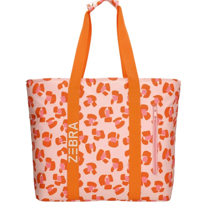 Strandtassen|Damestassen>Zebra Trends Sally Beach Cooling Bag pink cheetah