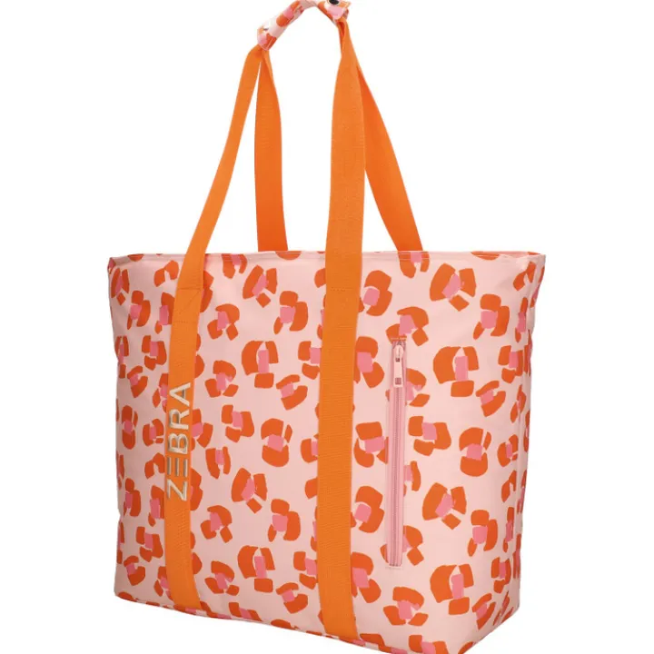 Strandtassen|Damestassen>Zebra Trends Sally Beach Cooling Bag pink cheetah