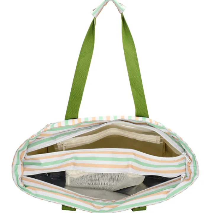 Strandtassen|Damestassen>Zebra Trends Sally Beach Cooling Bag retro stripes