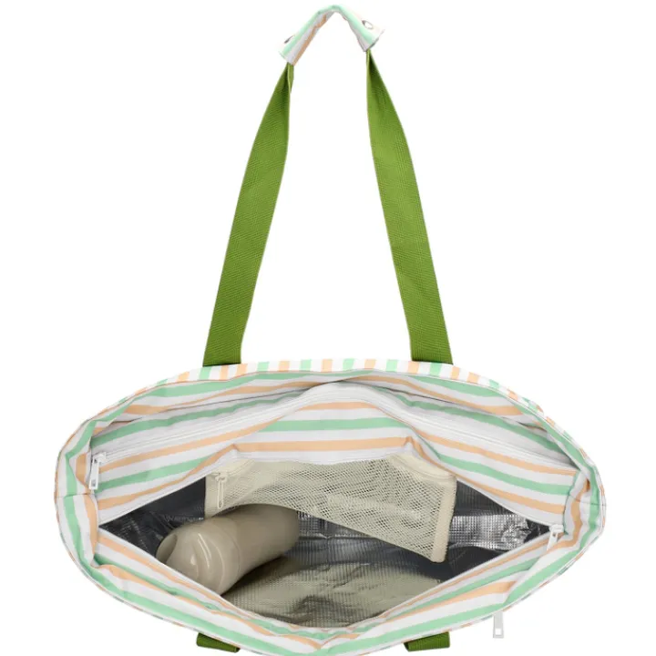 Strandtassen|Damestassen>Zebra Trends Sally Beach Cooling Bag retro stripes