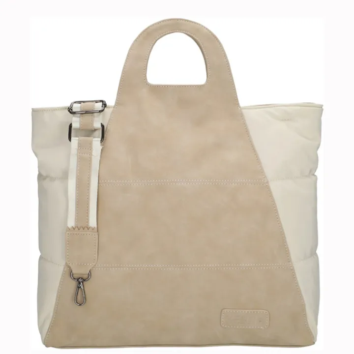Schoudertassen|Handtassen>Zebra Trends Selene Handbag Shoulderbag creme