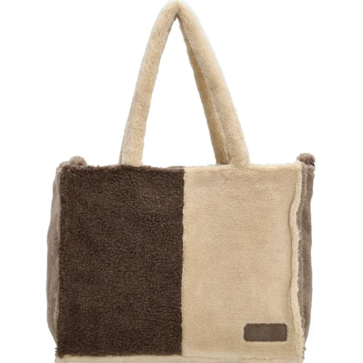 Shoppers|Damestassen>Zebra Trends Teddy Denise Shopper donkerbruin