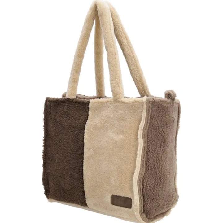Shoppers|Damestassen>Zebra Trends Teddy Denise Shopper donkerbruin