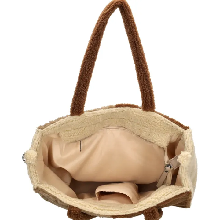 Shoppers|Damestassen>Zebra Trends Teddy Denise Shopper brown