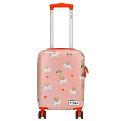 Kindertrolleys|Kinderkoffers>Zebra Trends Travel Kinderkoffer roze