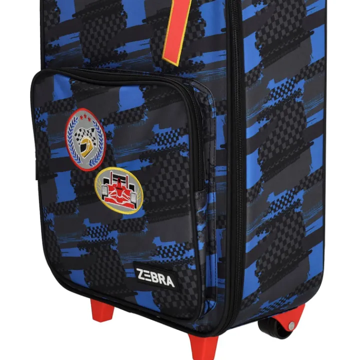 Kindertrolleys|Kinderkoffers>Zebra Trends Trolley Adventure racecar black